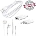 Lenovo K6 Power Compatible Certified HQ set of Earpod with USB Data Cable & 1amp Adapter RS.349.00