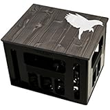 Geschenkidee Bierkastensitz Sitzauflage Hocker mit Motiv BIRD