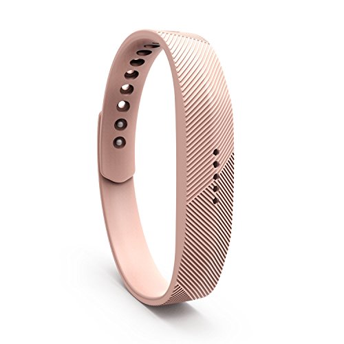 jomoq Ersatz-Handgelenkband für Fitbit Flex 2, Silikon, für 2016er Fitbit Flex 2, für Sport / Fitness, Zubehör, rose, S