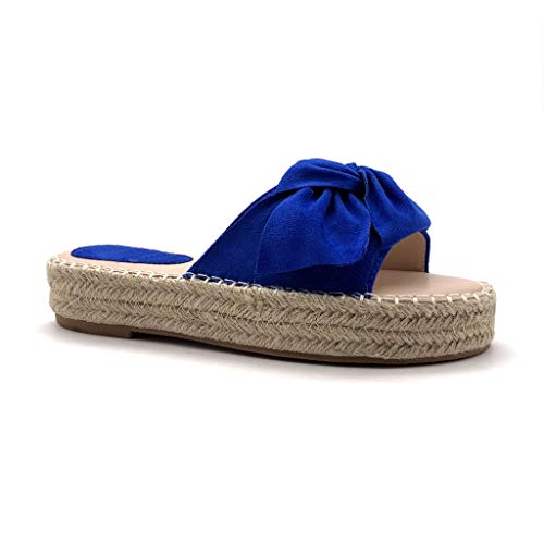 chaussures femme bleu electrique