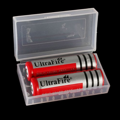 Batteriebox Batterie Case Aufbewahrung Schutzbox Transport-Box Akkubox 18650 CR123A 16340 - 4