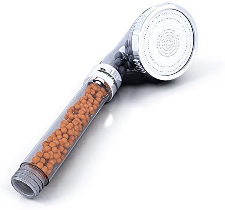 TOLEAD Mineral Eco-friendly Chlorine Filtration Shower Head with Wheat Mineral Antibacterial Balls Showerhead for Dry Skin & Hair Loss 1.45gpm Low Flow