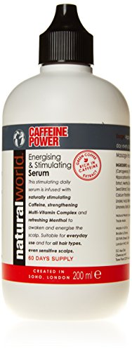 Natural World Caffeine Power Energising and Stimulating Hair Serum 200 ml