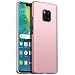 Produktbild MuSheng für Huawei Mate 20 Pro Hülle, Überzug Ultra Dünn SchutzHülle FeinMatt Hardcase Stoßfest Anti-Scratch FederLeicht Handyhülle Rück Schale (Roségold)