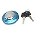 Phenovo 1 Piece Silver Motorcycle Anti-theft Lock 2.76 Inch Tube with 2 Keys RS.1050.00