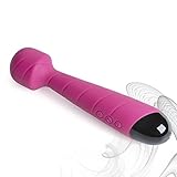 Vibromasseur Clitoridien En Silicone Stimulateur Wand Sans Fil Massager Ultra Pu