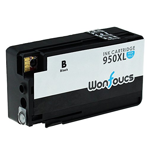 Wonfoucs Kompatible Tintenpatronen Als Ersatz für HP 950XL 951XL officejet pro 8620 8610 8600 Plus 276dw 8100 8615 251dw 8625 8660 8640 8630 Drucker (1 x Schwarz , 1 x Cyan ,1 x Magenta , 1 x Gelb) - 3