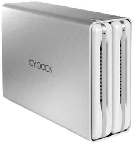 Icy Dock ICYRaid MB662U3-2S R1 - Externes RAID-Gehaeuse für 2x 3,5 Zoll (8,9cm) SATA HDDs - USB 3.0 mit UASP