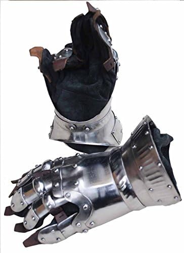 Churburg Gauntlets - 16 Gauge steel with Steel Decorations / Medieval Knight Gauntlets / Armour Costume / Medieval Armour perfect for Reeanctment LARP