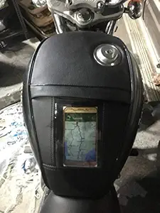 SaharaSeats Thunderbird 350/500, Thunderbird X 350/500 Mobile Tank Cover (Fits All Models of Thunderbird with Right Side Fuel Cap) (Single Zip Mobile Tank Cover)