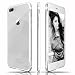 Produktbild iPhone 7 Hülle, Roybens Metall Silikon 2 in 1 Extra Dünn Stoßfest Durchsichtig [Transparent] Schalen Clear Taschen für 2016 Apfel [Apple] iPhone7, Silber [Silver]