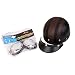 Generic Motorcycle Motorbike Open Face Helmet Visor with Goggles - Brown RS.1300.00