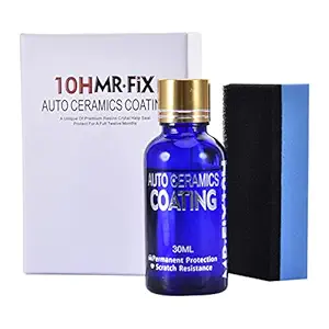 Careflection Premium Ceramic Coating for Cars Mr Fix 10H Car Vehicle 30ML Super Hydrophobic Glass Liquid Coating Set Scratch Repair Polishing Agent