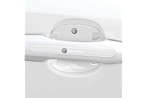 CompraFun Pellicola Protettiva per Maniglia Portiera Auto, 8pcs Protezione Antigraffio Adesivo per Maniglia Auto, per Maniglie di Auto Incassate - Universale Trasparente Pellicola Adesivi Auto Esterni