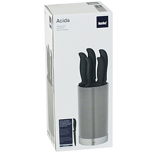 Kela Messerblock Acida 11288 grau - 5