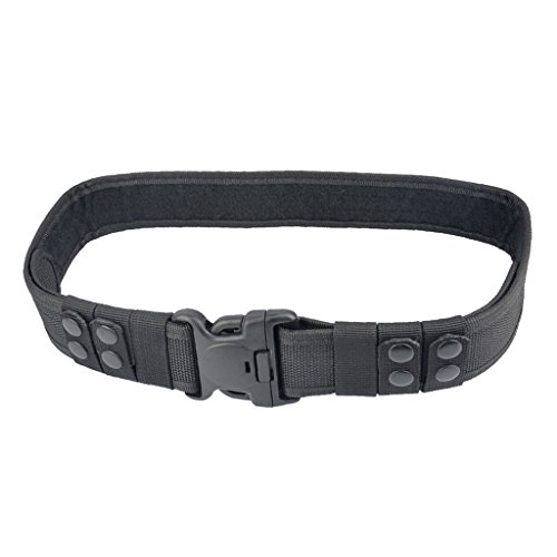 MagiDeal Lourde Agent De Sécurité De Service De Police De L'armée Paramédicale Utilitaire Ceinture Noire