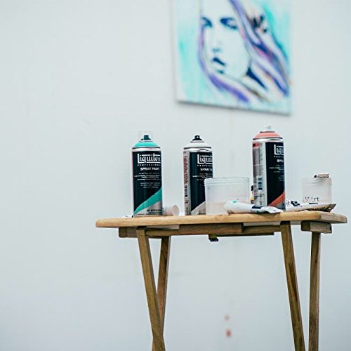 Liquitex Professional Spray Paint – Acrylfarbe, Farbspray auf Wasserbasis, lichtecht, 400 ml – Titanweiss - 5