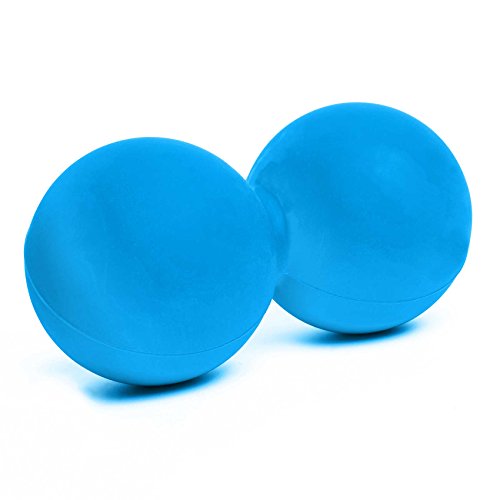 Massageball / Zwillings Lacrosse Ball (Twinball) – Faszienball für effektive Selbstmassage, Faszientherapie & Tiefengewebsmassage – ideale Massagerolle / Faszienrolle gegen punktuelle Verhärtungen - 2