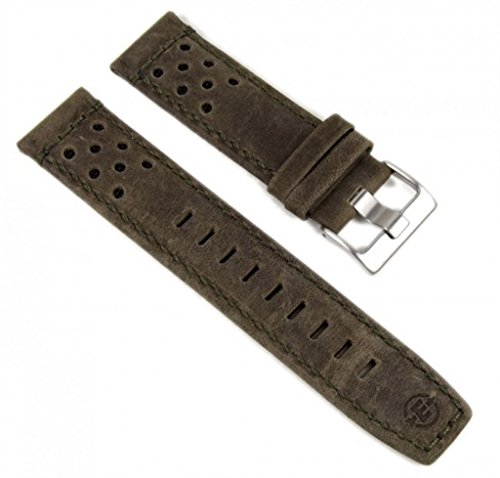 Timex Ersatzband Uhrenarmband Leder Band Wasserfest Olivegrau 22mm fr T49626 Timex Ersatzband Uhrenarmband Leder Band Wasserfest Olivegrau 22mm fr T49626
