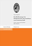 Zur Bedeutung von Wohltaten für das Gedeihen von Gemeinschaft: Cicero, Seneca und Laktanz über 'beneficia' (Palingenesia)