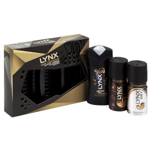 Lynx Dark Temptation Trio (150ml Body Spray/150ml APA/250ml Shower Gel)