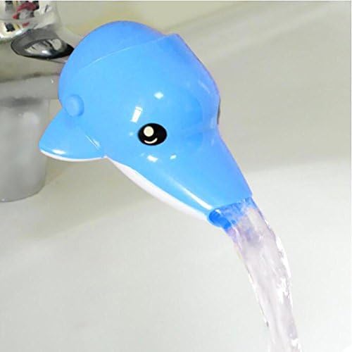 XISHU Faucet Extender for Kids Handwashing Silicone Animals Shaped Basin Sink Water Tap Spraying , 2