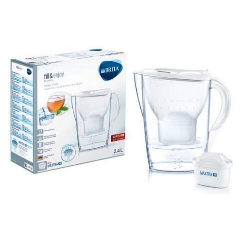 Brita - Carafe Filtrante Marella Blanc 2,4l + 1 Cartouche Maxtra - Prix Unitaire - Livraison Gratuit En France Métropolitaine Sous 3 Jours Ouverts