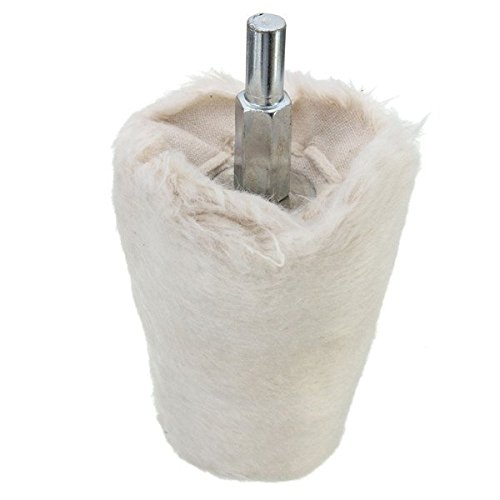 Yongse 50mm Kegel Buff Polieren Schwabbelscheibe Flanell Polierscheibe Schleifwerkzeug - 5