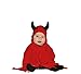 Produktbild Baby Teufel - Kostüm für Kinder Karneval Fasching Devil Rot Umhang Gr. 74 - 98, Größe:86/92