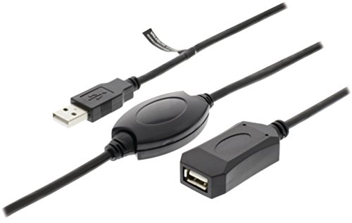 Preisvergleich Produktbild Valueline Aktives USB-2.0-Verlängerungskabel schwarz 20