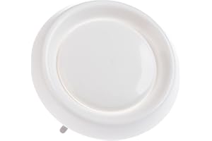 STEINBERG14 Blanco Ø 125mm Difusor de la Ventilación y Extraccion de Aire Para Pared y Techo, de Plastico