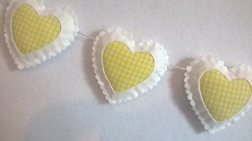 Nuresry Decor Ideas Yellow & White Gingham Wall Decoration Border