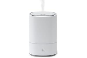 Nixtrve Difusor de aceites esenciales, difusor de aromaterapia de 125 ml, difusores ultrasónicos para aceites esenciales, humidificador de niebla fría con luces LED de 7 colores, función de apagado