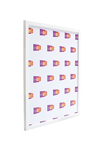 Schmal Matt Weiss Bilderrahmen - 3