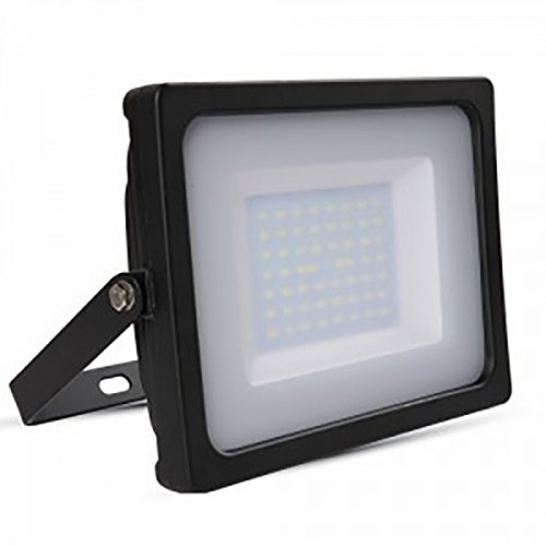 V-TAC - 50W - LED Strahler Fluter Flutlicht - SMD - Tageslicht 4000K - 4250LM - IP65 - 100° - Ultraslim