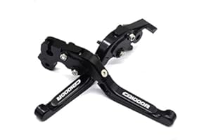 YP YuanPei Leve freno frizione pieghevoli Per Hon da CB1000R CB 1000R CB1000 R 2008-2016 Leve estensibili in alluminio Accessori moto(Nero)
