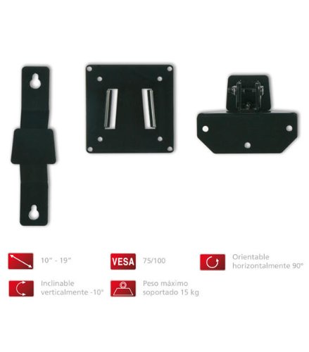 SOPORTE TV PARED FONESTAR STV-642N 10"-19" 15KG MAX