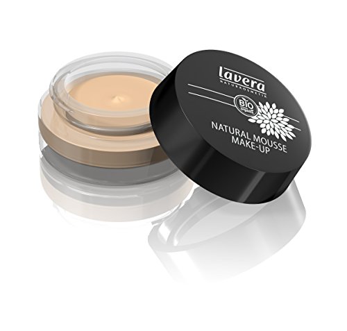 lavera Natural Mousse Makeup Foundation ∙ Farbe Ivory Hautfarbe ∙ matter Teint & cremige Textur ∙ Natural & innovative Make up ✔ vegan ✔ Bio Pflanzenwirkstoffe ✔ Naturkosmetik ✔ Teint Kosmetik 1er Pack (1 x 15 g) - 6