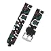 Produktbild Altsommer Tarnung Grün & Schwarz Silikon für Samsung Gear S3 Armband [Muster Serie] Silikon Sportarmband Uhrenarmband Uhr Erstatzband Armbandlänge 120-210MM Tarnung Grün (A)