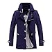 Produktbild Mantel Herren,Männer Winter warme Jacke Mantel Outwear schlanke Lange Trench Tasten Mantel, Binggong Herren Mantel