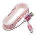 Produktbild HuntGold 1,5 M Stricken USB 3,1 Typ C Stecker auf USB 2,0 Männlich Daten Ladekabel für Nokia N1 Rosa