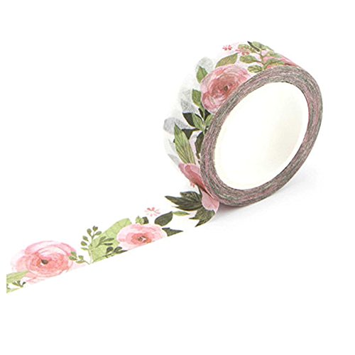 Blue Vesse 1.5cm × 7M DIY Papierklebriger anhaftender Aufkleber-dekoratives Washi Klebeband