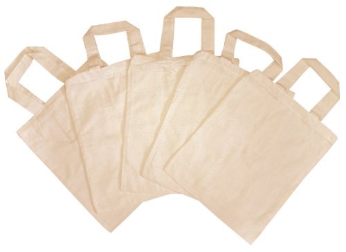 EDUPLAY bolsa de transporte, algodón, naturaleza, 38X42 cm, 5 pieza