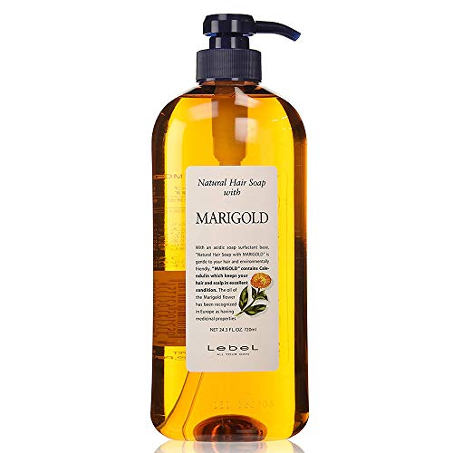 Lebel Natural Hair Soap With - Marigold - 720ml (Green Tea Set)