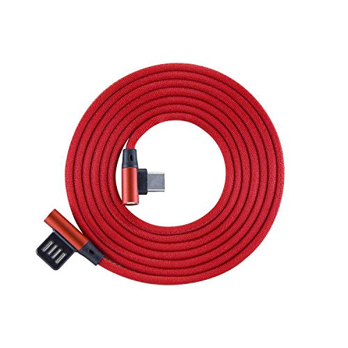 SBOX USB-C-90-R Cavo USB Angolato 90° USB A/USB-C 1.5m Rosso