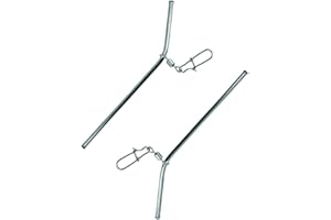 Carp Zoom 2 x 90mm Anti Tangle Tube Edelstahl Abstandshalter Feeder Boom