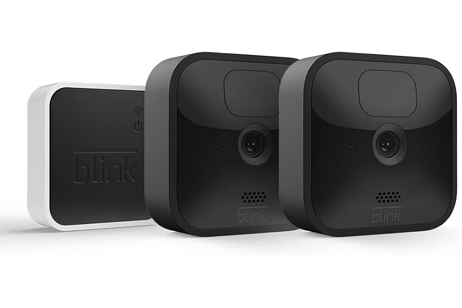Blink Outdoor – kabellose, witterungsbeständige HD-Überwachungskamera mit zwei Jahren Batterielaufzeit und Bewegungserfa