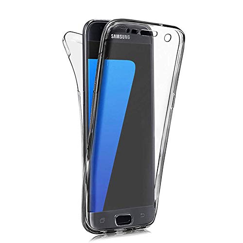 Preisvergleich Produktbild Homikon 360 Grad Fullbody Siliko Hülle Durchsichtige Handyhülle Ganzkörper-Koffer Komplettschutz Schutzhülle Vorne & Hinten Rundum Case Tasche Kompatibel mit Huawei P Smart 2019 - Schwarz