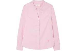 SPRINGFIELD Blusa Oxford Cuello Mao Mujer