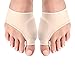 Produktbild Forepin® 2 Stück Große Zehe Bunion Hallux Valgus Socken Korrektur Zehenkorrektur Glätteisen Nachtschiene Schmerzlinderung Semi Soles Pad Mat S: EU Größe 34 ~ 42